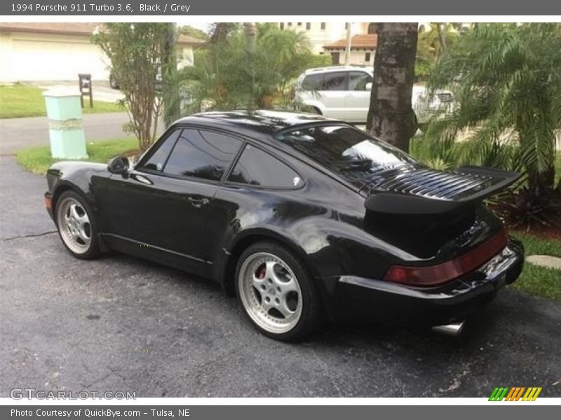 Black / Grey 1994 Porsche 911 Turbo 3.6