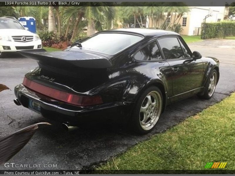 Black / Grey 1994 Porsche 911 Turbo 3.6