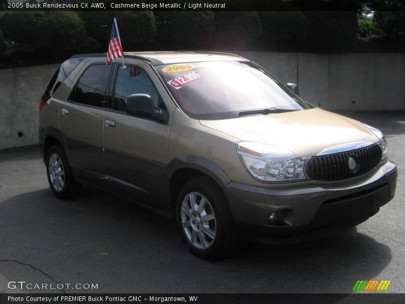 Cashmere Beige Metallic / Light Neutral 2005 Buick Rendezvous CX AWD