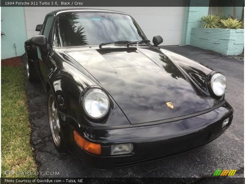 Black / Grey 1994 Porsche 911 Turbo 3.6