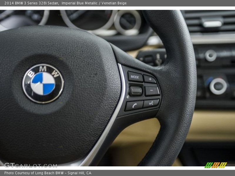Imperial Blue Metallic / Venetian Beige 2014 BMW 3 Series 328i Sedan