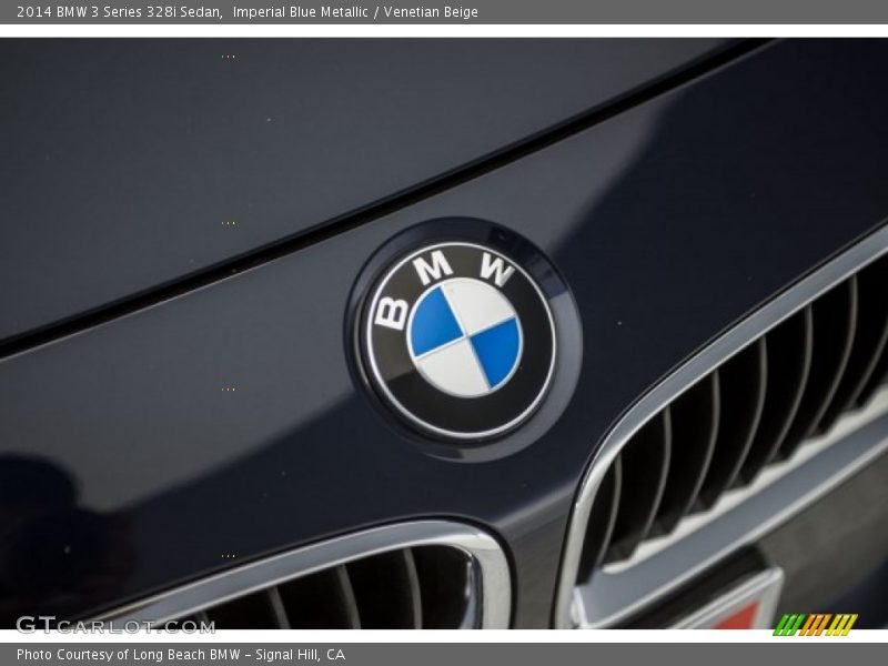 Imperial Blue Metallic / Venetian Beige 2014 BMW 3 Series 328i Sedan