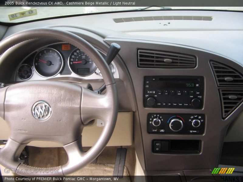 Cashmere Beige Metallic / Light Neutral 2005 Buick Rendezvous CX AWD