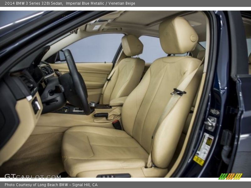 Imperial Blue Metallic / Venetian Beige 2014 BMW 3 Series 328i Sedan