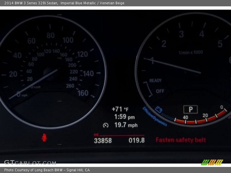 Imperial Blue Metallic / Venetian Beige 2014 BMW 3 Series 328i Sedan