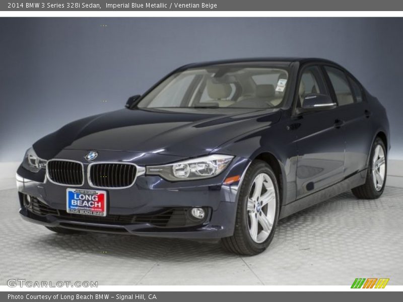 Imperial Blue Metallic / Venetian Beige 2014 BMW 3 Series 328i Sedan