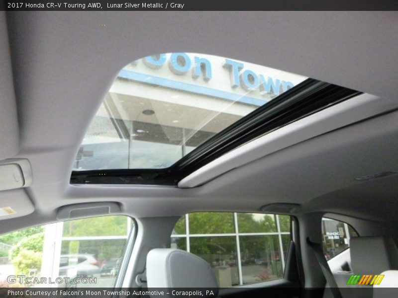 Lunar Silver Metallic / Gray 2017 Honda CR-V Touring AWD