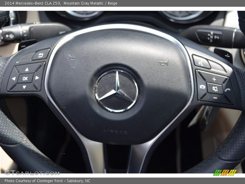 Mountain Gray Metallic / Beige 2014 Mercedes-Benz CLA 250