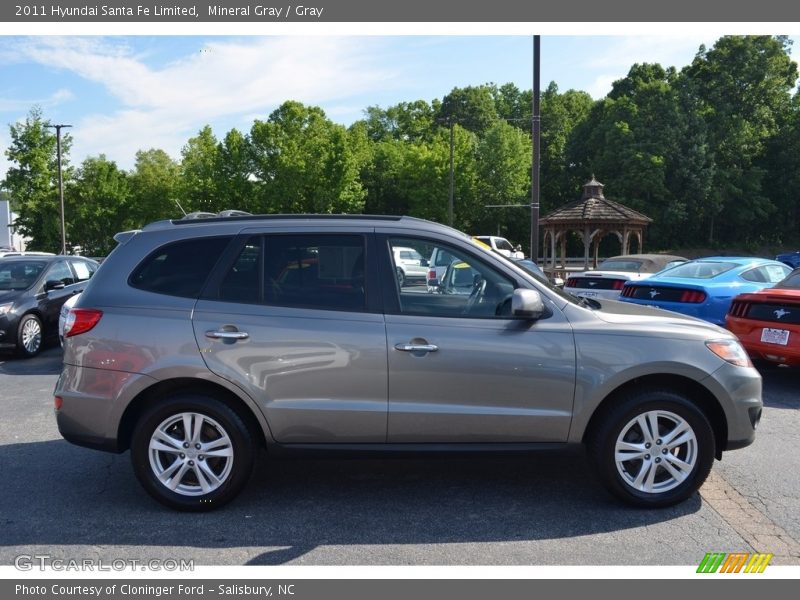 Mineral Gray / Gray 2011 Hyundai Santa Fe Limited