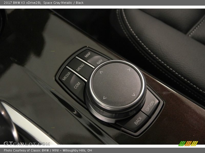 Space Gray Metallic / Black 2017 BMW X3 xDrive28i