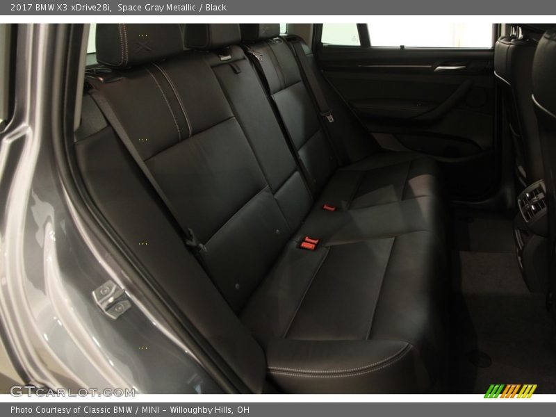 Space Gray Metallic / Black 2017 BMW X3 xDrive28i