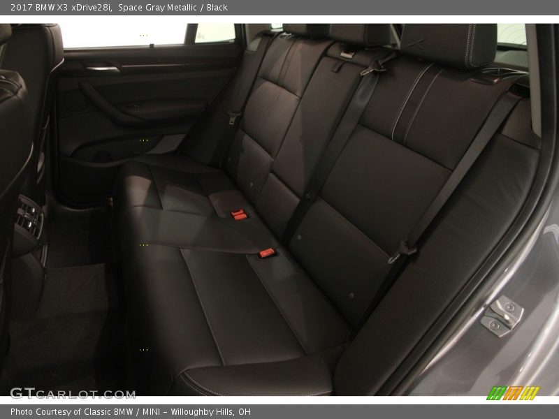 Space Gray Metallic / Black 2017 BMW X3 xDrive28i
