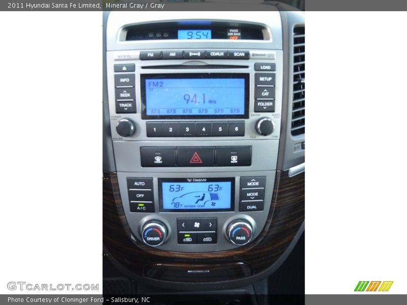 Mineral Gray / Gray 2011 Hyundai Santa Fe Limited