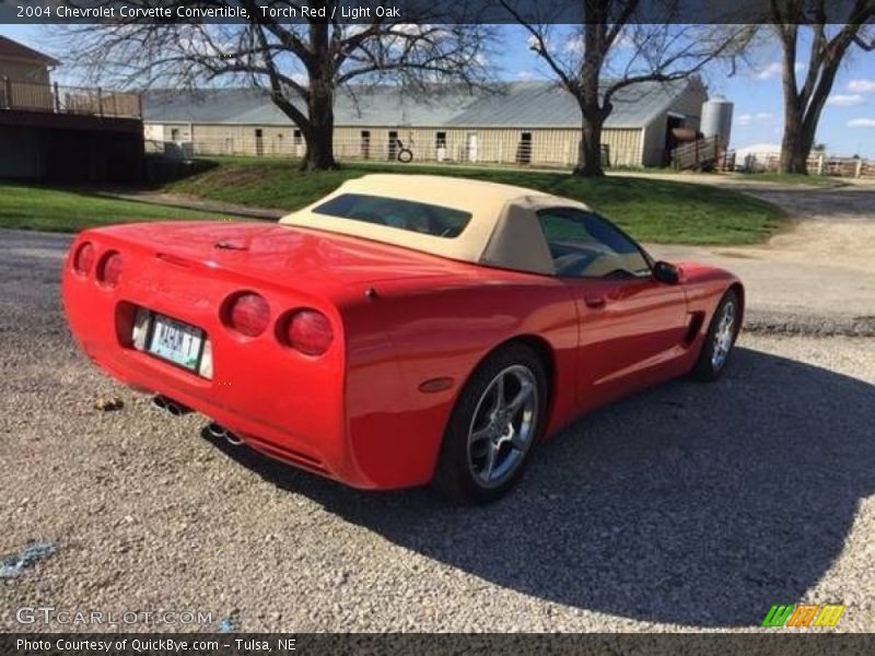 Torch Red / Light Oak 2004 Chevrolet Corvette Convertible