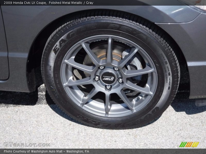 Polished Metal Metallic / Gray 2009 Honda Civic LX Coupe