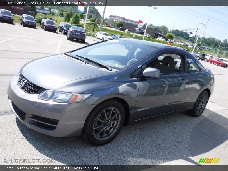 Polished Metal Metallic / Gray 2009 Honda Civic LX Coupe