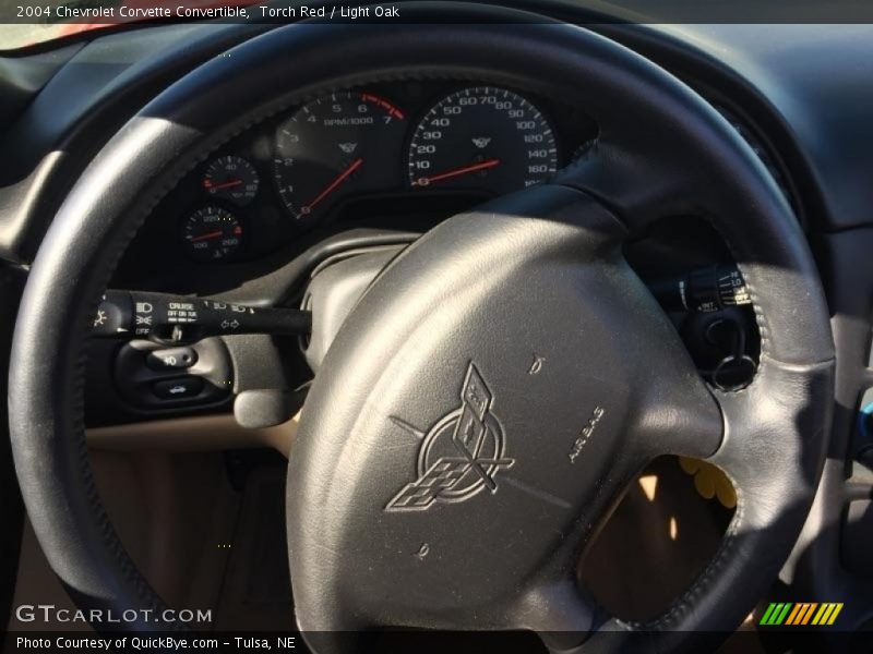 Torch Red / Light Oak 2004 Chevrolet Corvette Convertible
