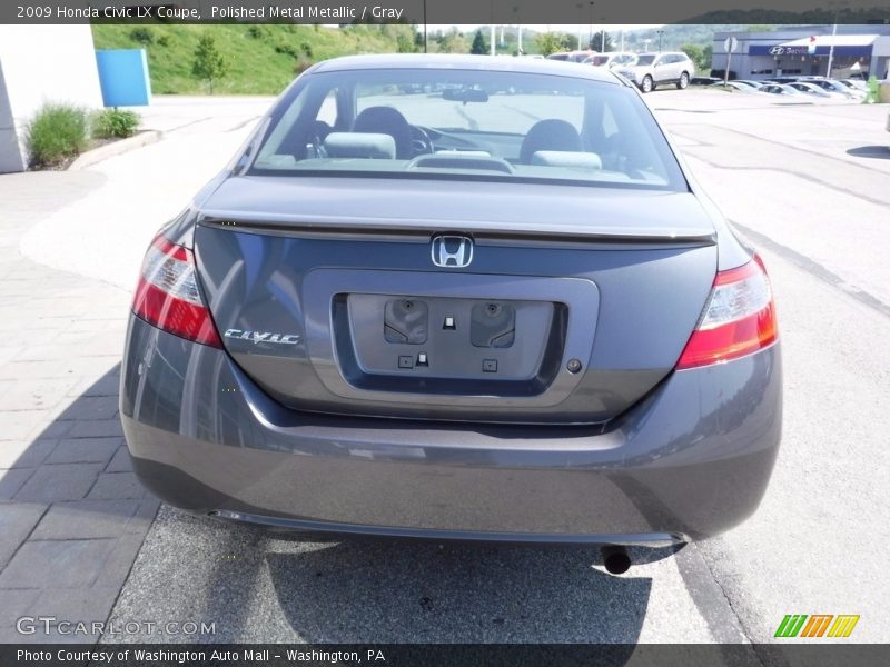 Polished Metal Metallic / Gray 2009 Honda Civic LX Coupe
