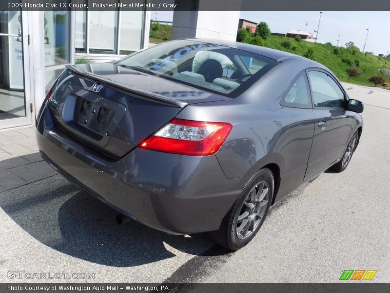 Polished Metal Metallic / Gray 2009 Honda Civic LX Coupe