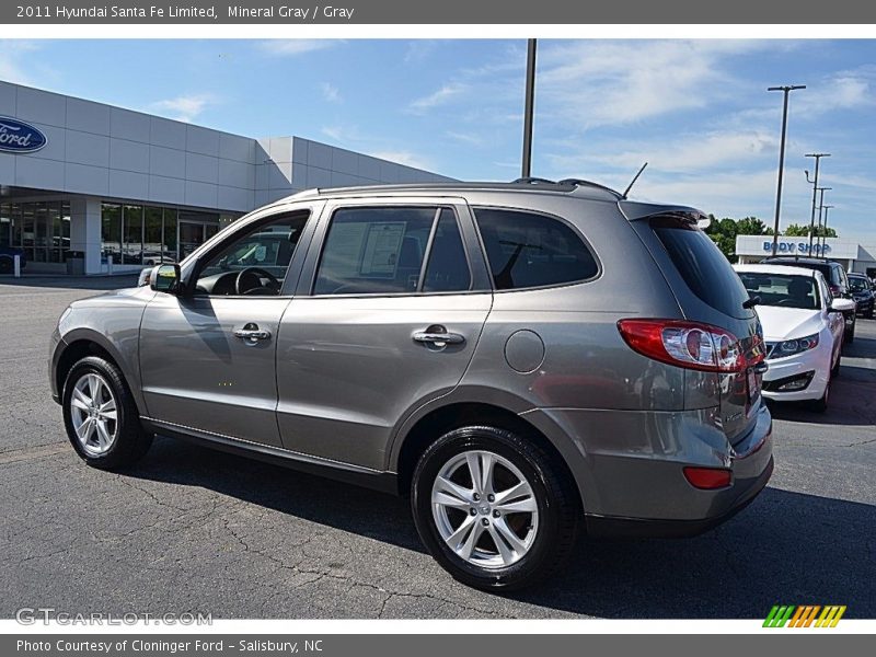 Mineral Gray / Gray 2011 Hyundai Santa Fe Limited