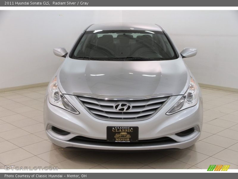 Radiant Silver / Gray 2011 Hyundai Sonata GLS