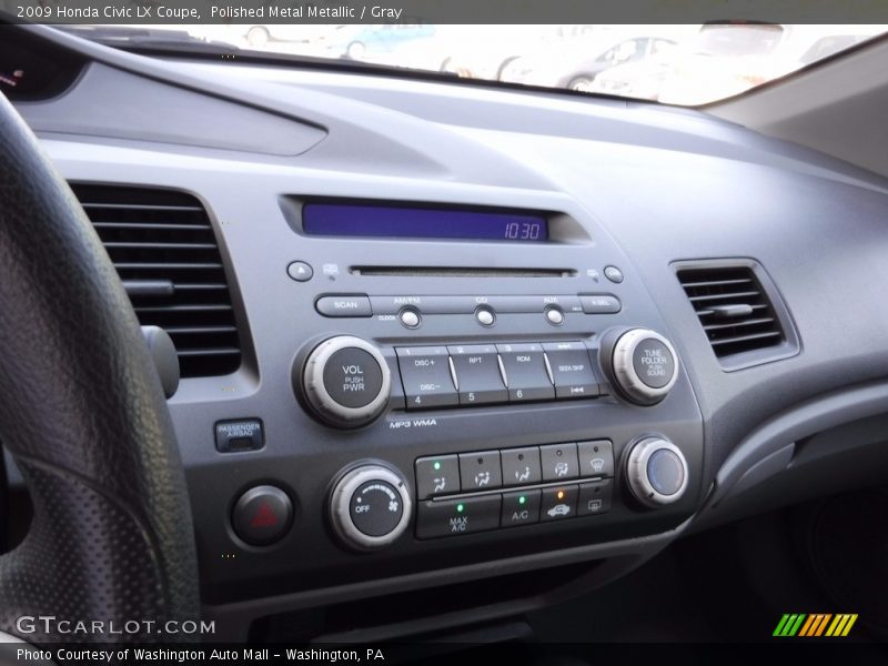 Polished Metal Metallic / Gray 2009 Honda Civic LX Coupe