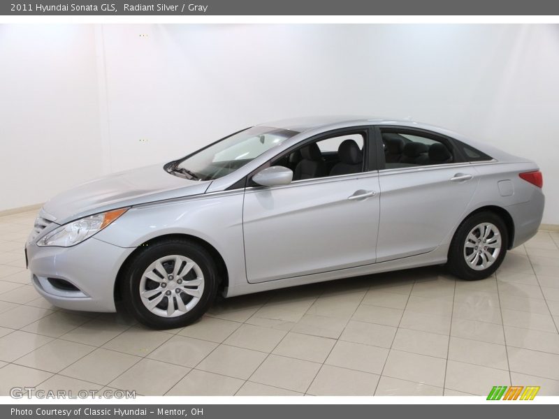 Radiant Silver / Gray 2011 Hyundai Sonata GLS
