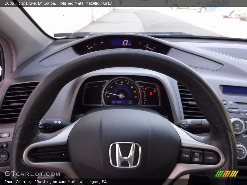 Polished Metal Metallic / Gray 2009 Honda Civic LX Coupe
