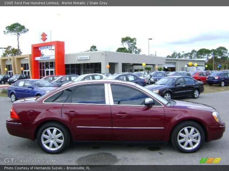 Merlot Metallic / Shale Grey 2005 Ford Five Hundred Limited
