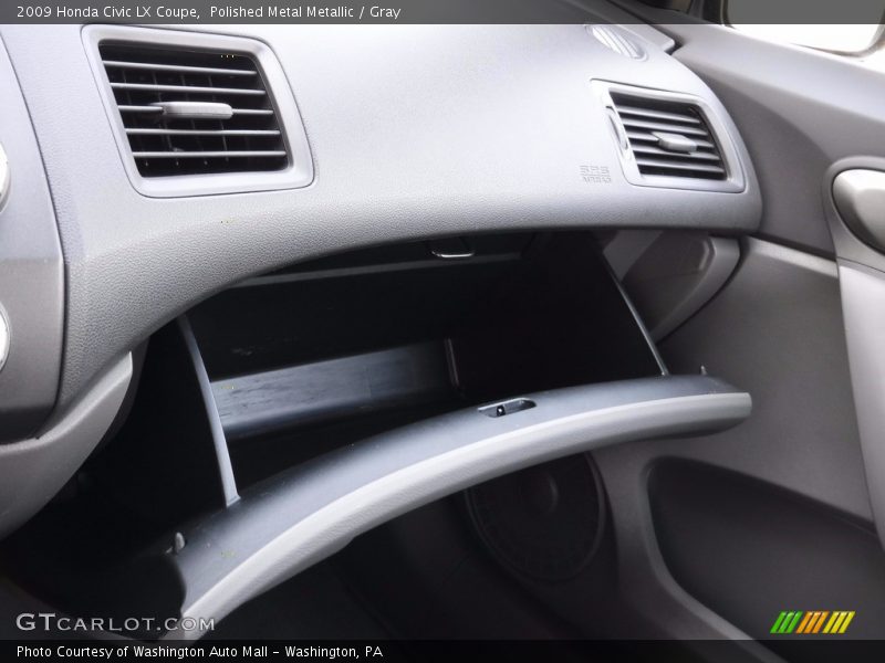 Polished Metal Metallic / Gray 2009 Honda Civic LX Coupe