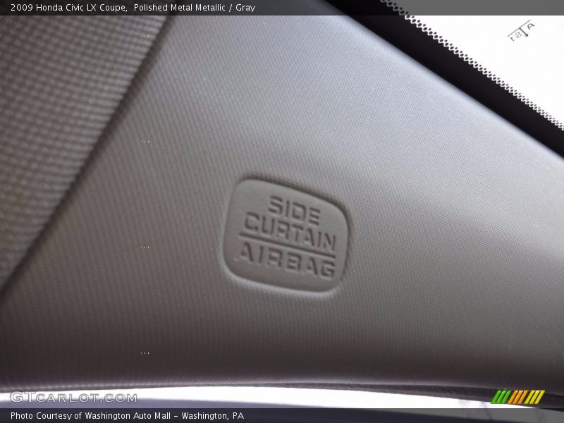 Polished Metal Metallic / Gray 2009 Honda Civic LX Coupe