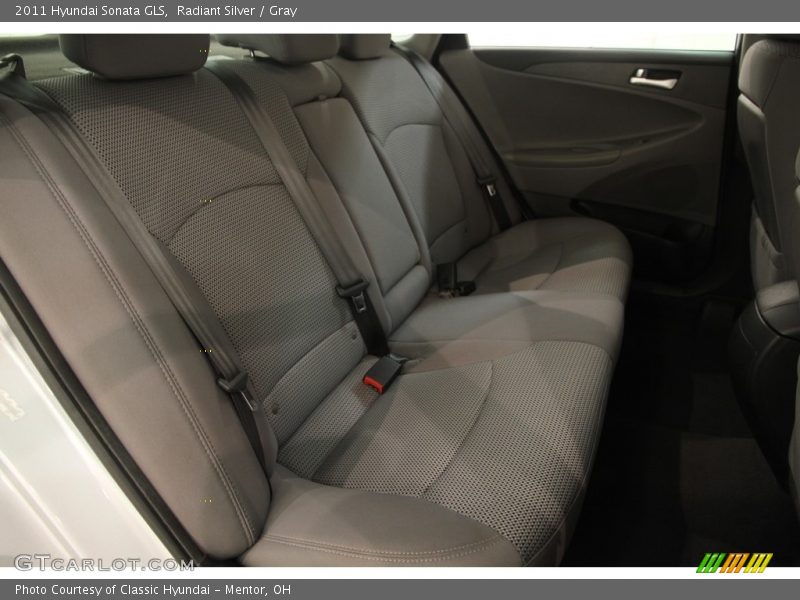 Radiant Silver / Gray 2011 Hyundai Sonata GLS
