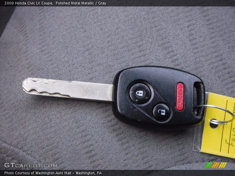 Polished Metal Metallic / Gray 2009 Honda Civic LX Coupe