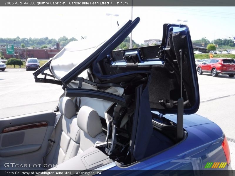 Caribic Blue Pearl Effect / Platinum 2006 Audi A4 3.0 quattro Cabriolet