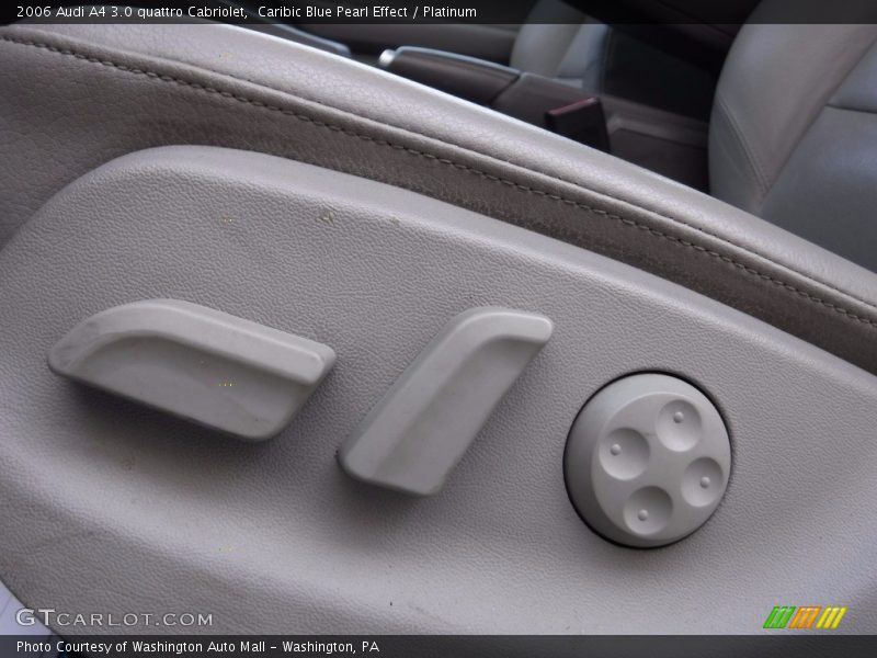 Caribic Blue Pearl Effect / Platinum 2006 Audi A4 3.0 quattro Cabriolet