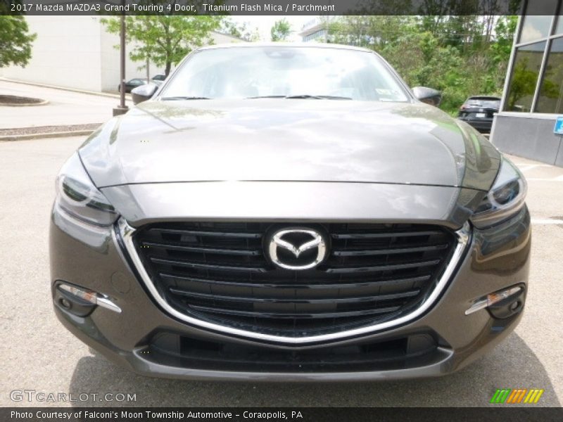 Titanium Flash Mica / Parchment 2017 Mazda MAZDA3 Grand Touring 4 Door