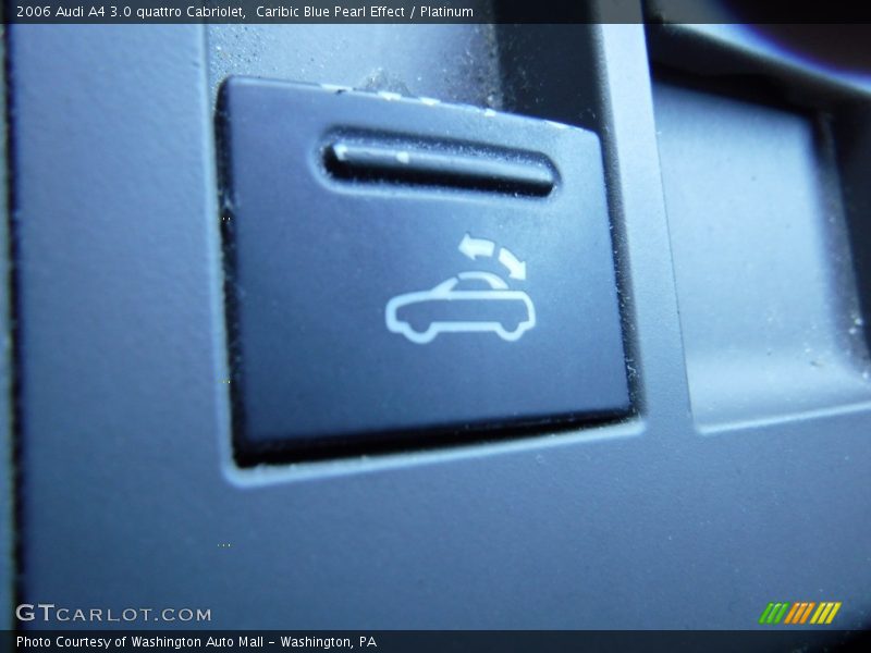 Caribic Blue Pearl Effect / Platinum 2006 Audi A4 3.0 quattro Cabriolet