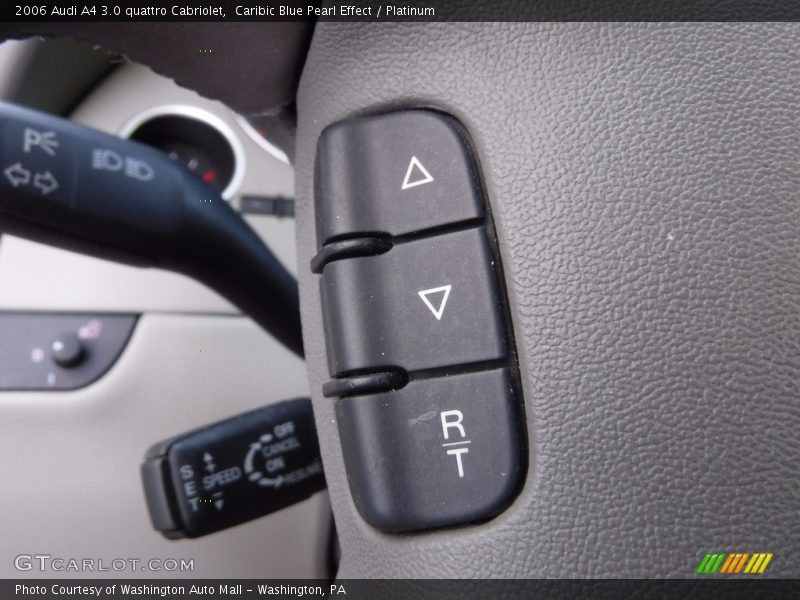 Caribic Blue Pearl Effect / Platinum 2006 Audi A4 3.0 quattro Cabriolet
