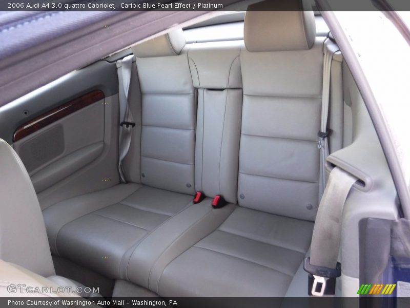 Caribic Blue Pearl Effect / Platinum 2006 Audi A4 3.0 quattro Cabriolet