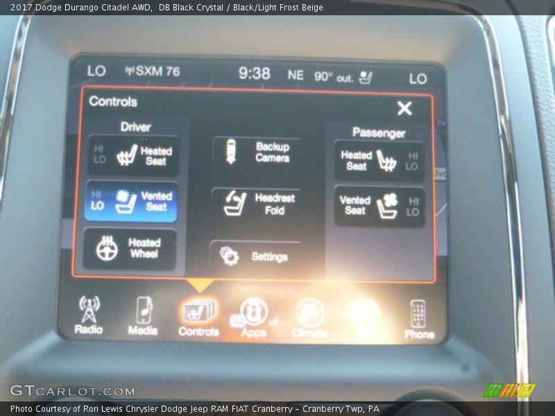 DB Black Crystal / Black/Light Frost Beige 2017 Dodge Durango Citadel AWD