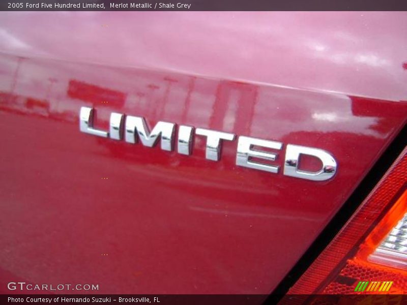 Merlot Metallic / Shale Grey 2005 Ford Five Hundred Limited