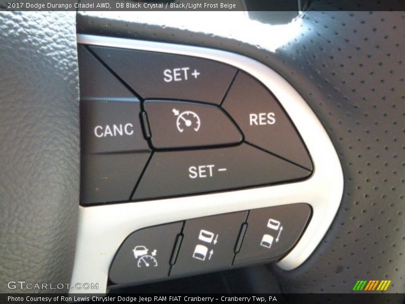 DB Black Crystal / Black/Light Frost Beige 2017 Dodge Durango Citadel AWD