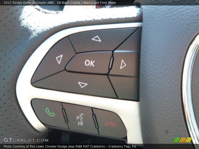 DB Black Crystal / Black/Light Frost Beige 2017 Dodge Durango Citadel AWD