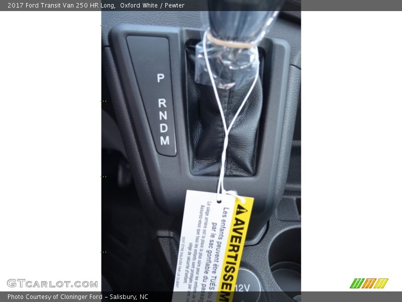 Oxford White / Pewter 2017 Ford Transit Van 250 HR Long