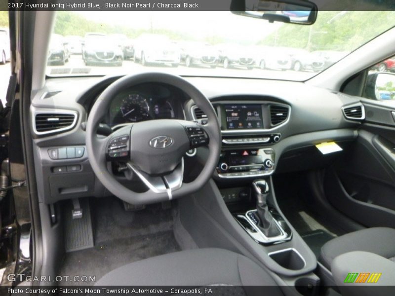  2017 Ioniq Hybrid Blue Charcoal Black Interior