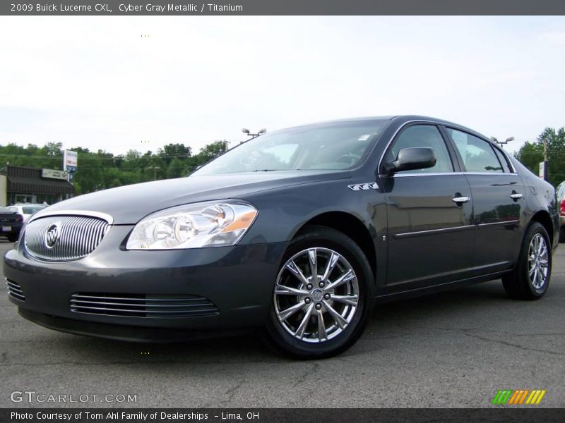 Cyber Gray Metallic / Titanium 2009 Buick Lucerne CXL