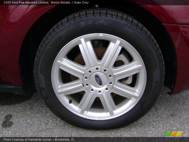 Merlot Metallic / Shale Grey 2005 Ford Five Hundred Limited