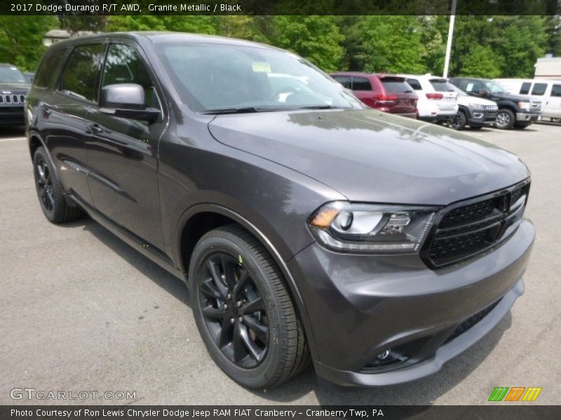 Granite Metallic / Black 2017 Dodge Durango R/T AWD