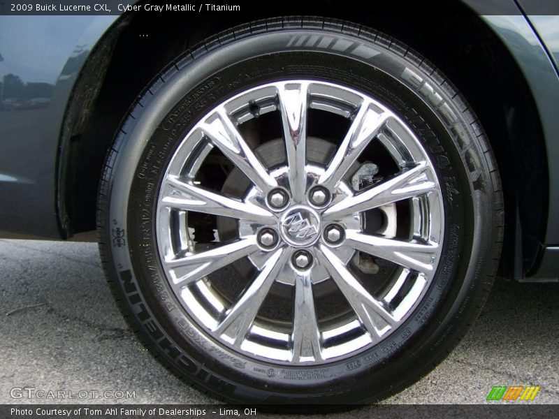 Cyber Gray Metallic / Titanium 2009 Buick Lucerne CXL