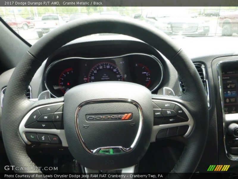 Granite Metallic / Black 2017 Dodge Durango R/T AWD